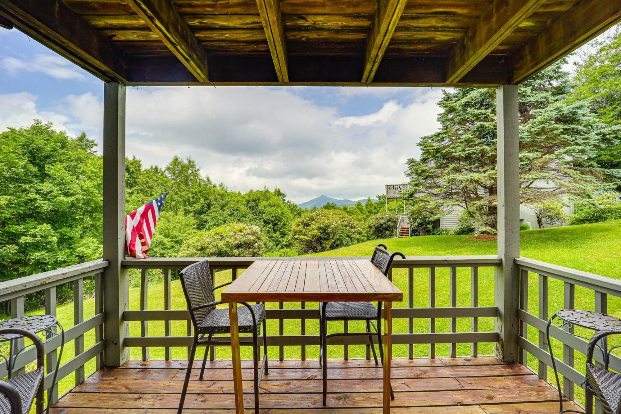 Banner Elk Mountain-View Condo 3 Mi To Skiing! 외부 사진
